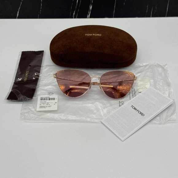 NEW TOM FORD TF1005 28Z WOMEN SUNGLASSES TOM FORD ANAIS-02 FT1005/S 28Z EYEWEAR - Picture 12 of 12